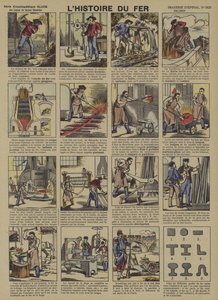 A história do ferro (cor litho) de French School