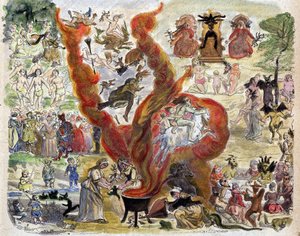 As superstições do ano mil (1000): o Sábado - em História dos Papas de French School