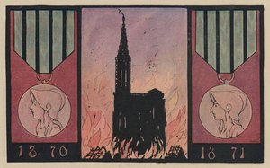 O terrível ano da guerra franco-prussiana na Alsácia de French School