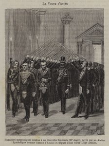 A abóbada de aço (gravação) de French School