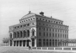 Teatro Lírico, agora o Teatro da Cidade, Place du Chatelet, Paris de French School