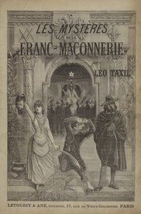 Ilustração da página de rosto de Les Mysteres de la Franc-Maçonnerie Devoiles (gravura) de French School