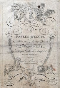 Página de título de "Fables d