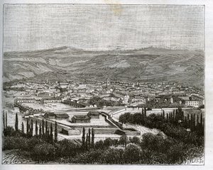 Tlemcen en agery au 19 century - gravura em "La France illustree: geographie, histoire, administration statistique" de V.A. Malt-Brown. 1884 de French School
