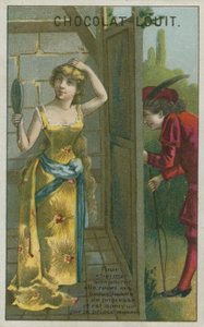Para encantar, ela veste as lindas roupas de uma princesa