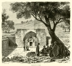 Túmulo da Virgem (gravura) de French School