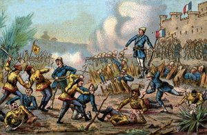 Guerra Tonkin (Vietname). Defesa de Tuyen Quang pelas tropas francesas de 14 de fevereiro a 3 de março de French School
