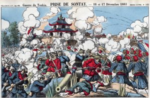 Guerra Tonkin: Captura de Sontay, 16 e 17 de dezembro de French School