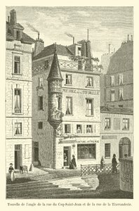 Torreta de laçada da rua de Coq-Saint-Jean e a rua de Tixeranderie de French School