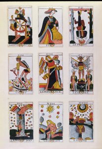 Cartas de tarô tradicionais de French School