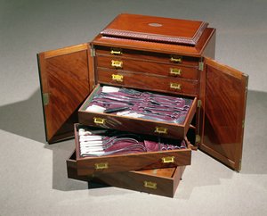 Caso cirúrgico itinerante pertencente ao barão Guillaume Dupuytren (1777-1859) c.1805-10 de French School