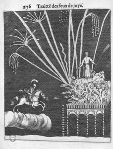 Tratado das fogueiras, ilustração da prática da guerra por François Malthus, Paris, 1656 de French School