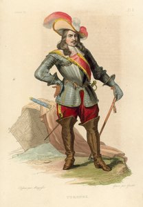 Turenne (gravação a cores) de French School