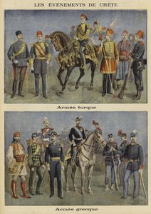Exércitos turco e grego de French School