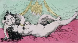 Sob o Império: A educação de um príncipe. Caricatura sobre Eugénio Luís Napoleão (1856-1879), filho de Napoleão III. sd. Século XIX de French School