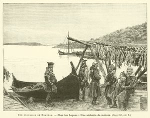 Une Excursion En Norvege (gravura) de French School
