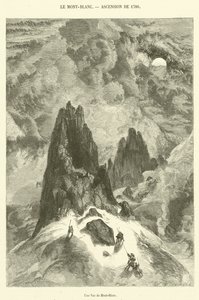 Uma Vista do Mont Blanc (gravura) de French School