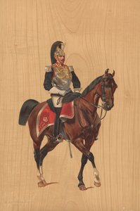 Soldado não identificado a cavalo de French School
