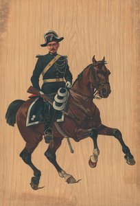 Soldado não identificado a cavalo de French School