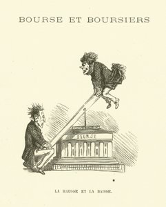 Subidas e descidas da bolsa de valores (gravação) de French School