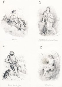 VXYZ: Venus, Xantho, Eyes, Zephire de French School