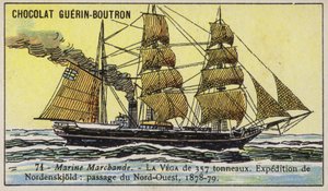 Vega, navio utilizado na expedição de Adolf Erik Nordenskiold para a Passagem Noroeste de French School