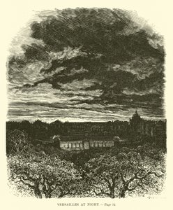 Versailles à noite de French School