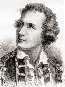 Vicenzo Lunardi, de Les Merveilles de la Science, publicado c.1870 (gravura) de French School
