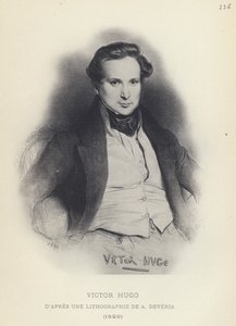 Victor Hugo (litho) de French School