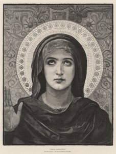 Vierge Consolatrice, no Palácio de Luxemburgo de French School