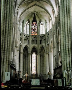 Vista da capela-mor de French School