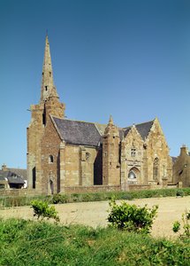 Vista da igreja de French School