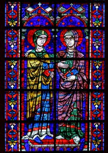 Virgem Maria - Visitação de (w100) de French School