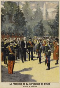 Visita do Presidente da França, Felix Faure, à Rússia, em 1897 de French School
