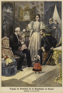 Visita do Presidente da França, Felix Faure, à Rússia, em 1897 de French School