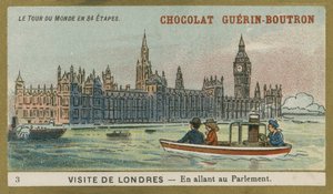 Visita a Londres - a caminho das Casas do Parlamento