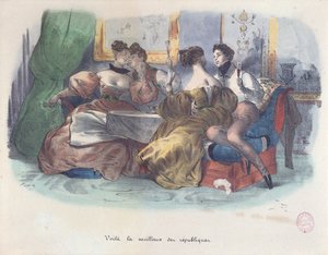 Essas são as melhores repúblicas, Caricatura da Revolução de 1848 de French School