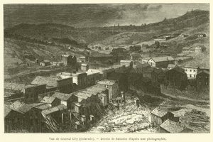 Vue de Central City, Colorado (gravura) de French School
