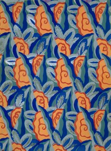 Design de papel de parede por Maison Gaillard, pub. 1930. de French School