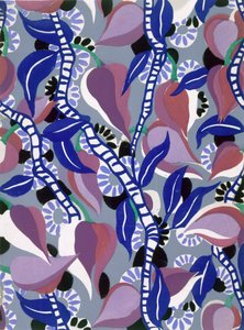 Design de papel de parede da Maison Martine, pub. 1930. de French School