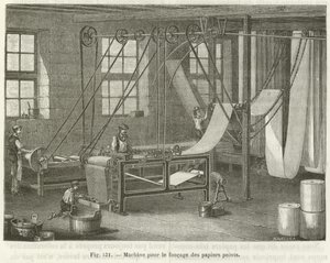 Produção de papel de parede de French School