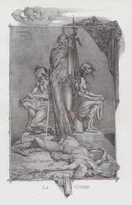 Guerra (litho) de French School