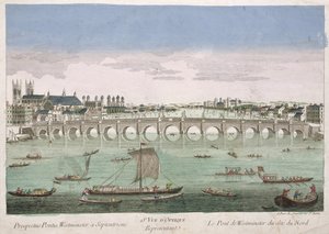 Ponte westminster, londres de French School