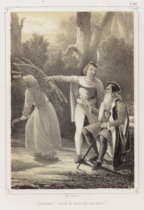 O quê? Você não a reconhece? (litho) de French School