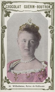 Guilhermina, Rainha da Holanda (foto colorida) de French School