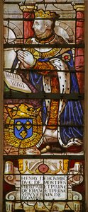 Janela com Henri de Bourbon (vitral) de French School