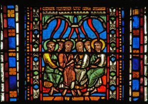 Janela s2-C retratando o Pentecostes de French School