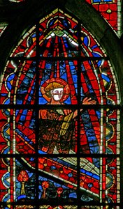 Janela w202 retratando a morte de São João de French School