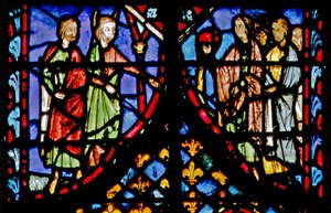Window w3 Moses fala ao povo Numb XX 13 de French School