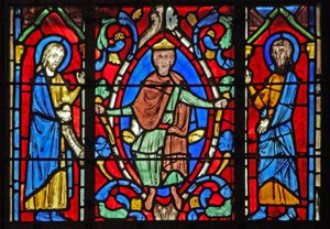 Window w6R the Tree of Jesse: profetas e reis de French School
